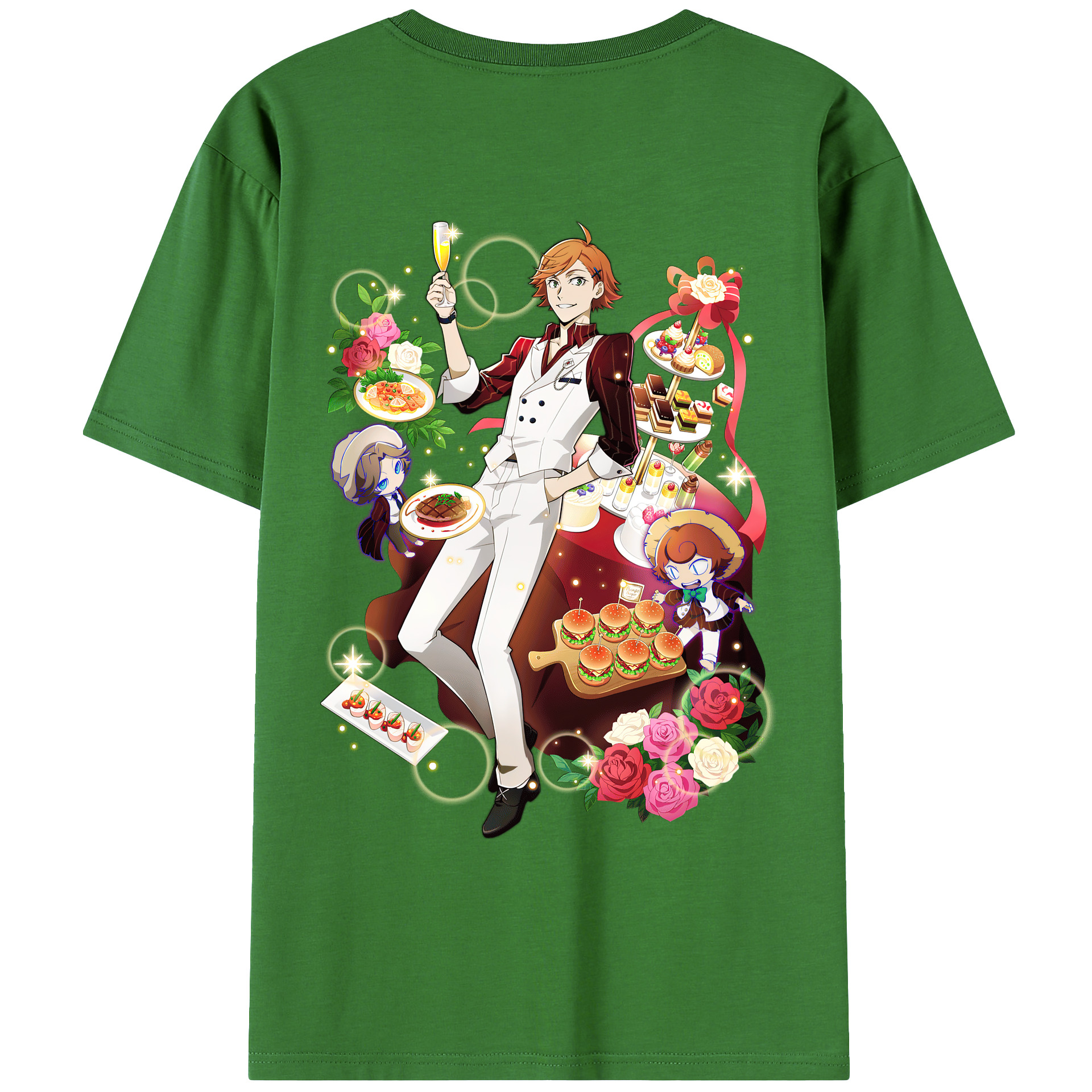 （画像用） 文豪ストレイドッグス Bungo Stray Dogs レディース半袖Tシャツ(バックプリント)
